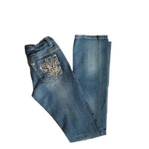 FINAL PRICE Womens/Juniors Culture Jeans Straight Leg Light Wash Jeans Size 1